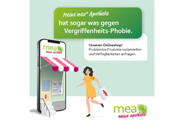 Werbung für den neuen Online Shop